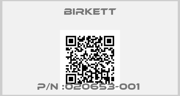 BIRKETT-P/N :020653-001 