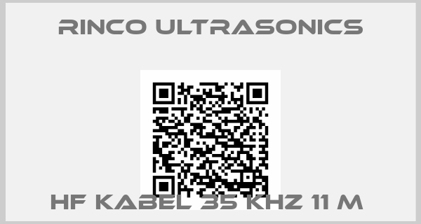 Rinco Ultrasonics-HF Kabel 35 kHz 11 m 