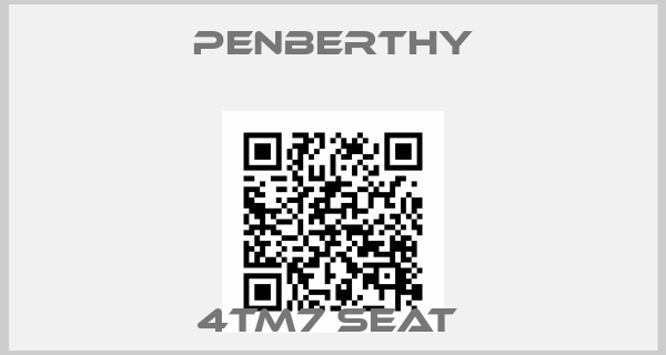 Penberthy-4TM7 Seat 