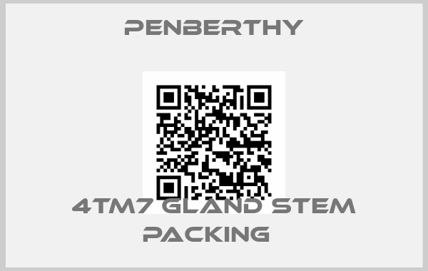Penberthy-4TM7 Gland stem packing  