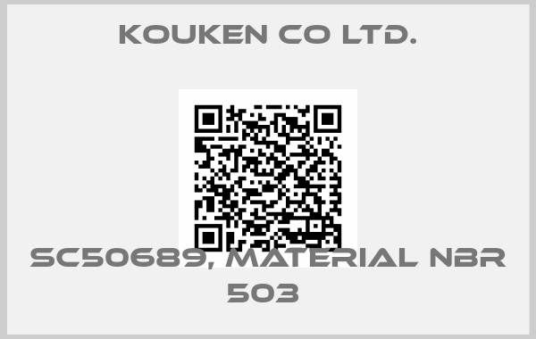 Kouken Co ltd.-SC50689, MATERIAL NBR 503 