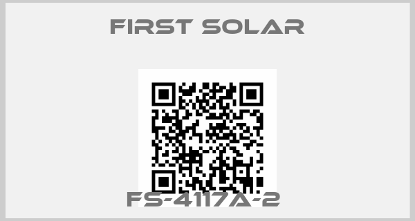 First Solar-FS-4117A-2 