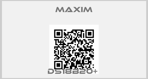 Maxim-DS18B20+ 