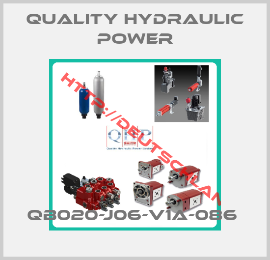 QUALITY HYDRAULIC POWER-QB020-J06-V1A-086 