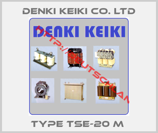 DENKI KEIKI CO. LTD-Type TSE-20 M 