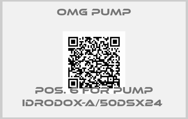 Omg Pump-POS. 6 for pump IDRODOX-A/50DSX24 