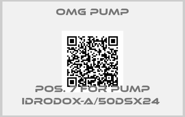 Omg Pump-POS. 7 for pump IDRODOX-A/50DSX24 