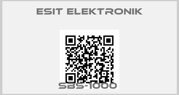 ESIT ELEKTRONIK-SBS-1000 