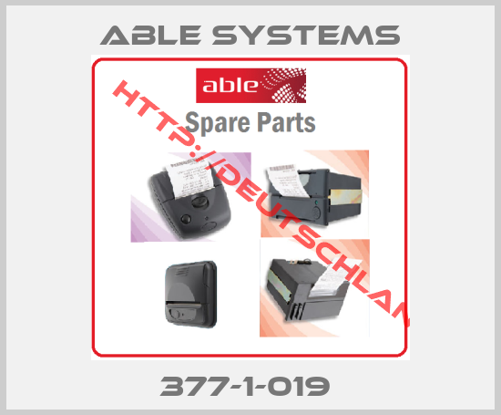 ABLE SYSTEMS-377-1-019 