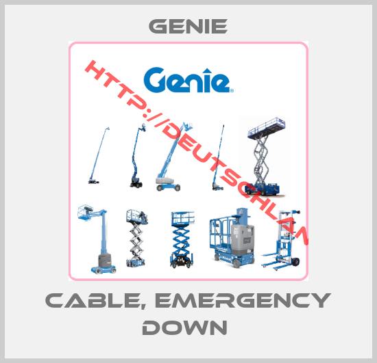 Genie-Cable, Emergency Down 