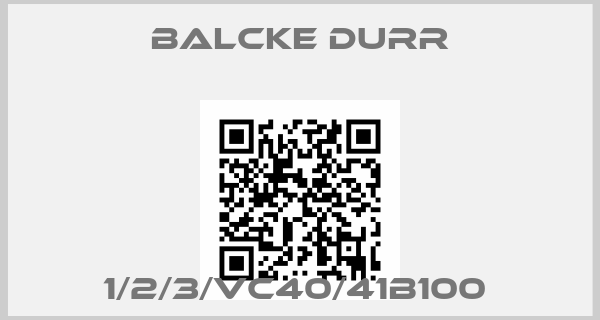 Balcke Durr-1/2/3/VC40/41B100 