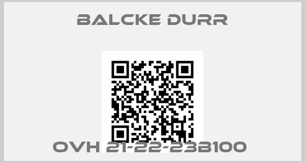 Balcke Durr-OVH 21-22-23B100 