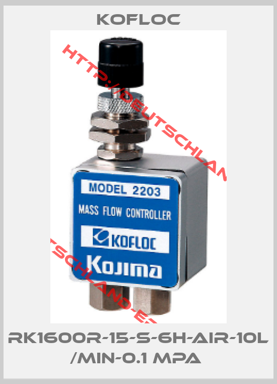 KOFLOC-RK1600R-15-S-6H-Air-10l /Min-0.1 MPa 