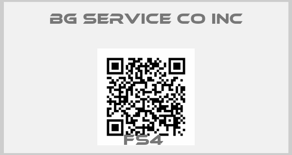 BG Service CO INC-FS4 