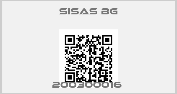 SISAS BG-200300016 