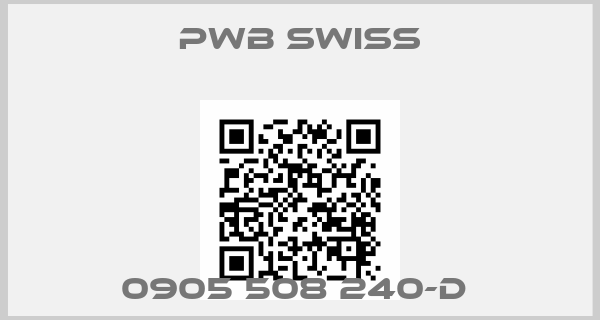 PWB Swiss-0905 508 240-D 