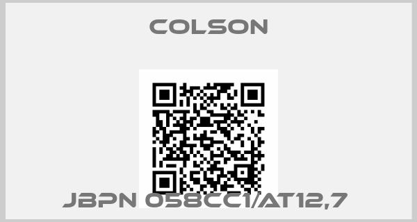 Colson-JBPN 058CC1/AT12,7 