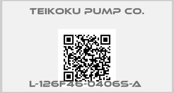 TEIKOKU PUMP CO.-L-126F46-0406S-A 