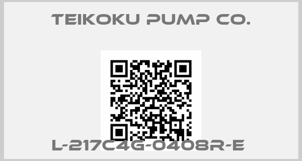 TEIKOKU PUMP CO.-L-217C4G-0408R-E 