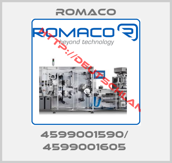 Romaco-4599001590/  4599001605 