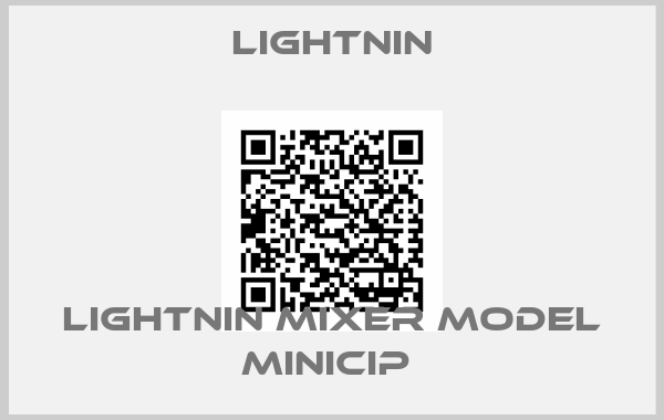 Lightnin-Lightnin Mixer Model MiniCIP 