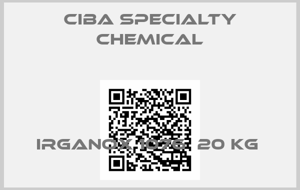 Ciba Specialty Chemical-Irganox 1076  20 kg 