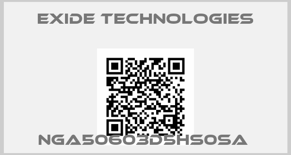 Exide Technologies-NGA50603D5HS0SA 