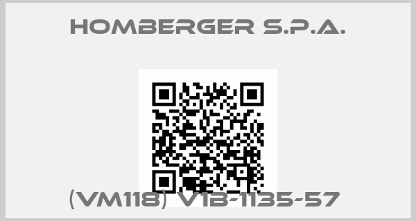HOMBERGER S.P.A.-(VM118) V1B-1135-57 