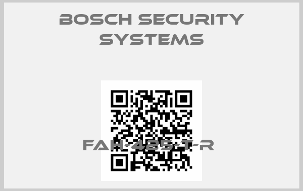 Bosch Security Systems-FAH-425-T-R 