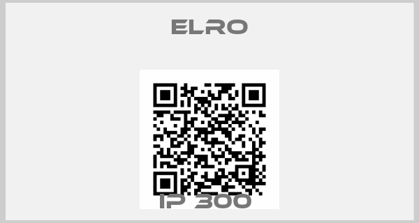 ELRO-IP 300 