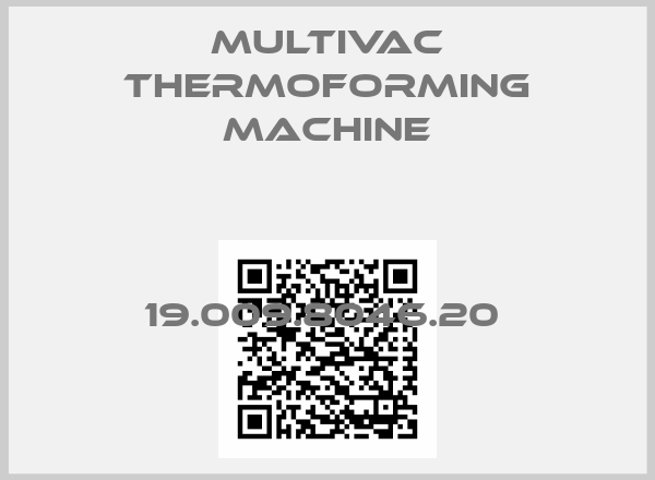 Multivac Thermoforming machine-19.009.8046.20 