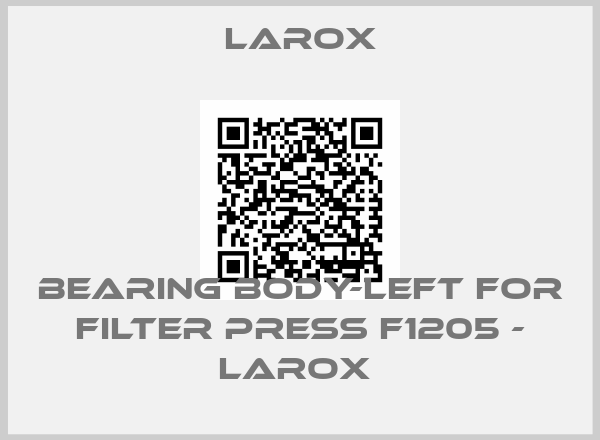 Larox-bearing body-LEFT for Filter press F1205 - Larox 