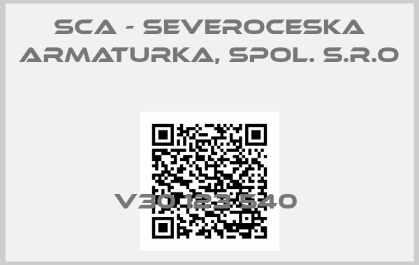 SCA - Severoceska armaturka, spol. s.r.o-V30 123 540 