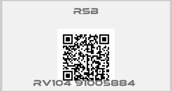 RSB-RV104 91005884 