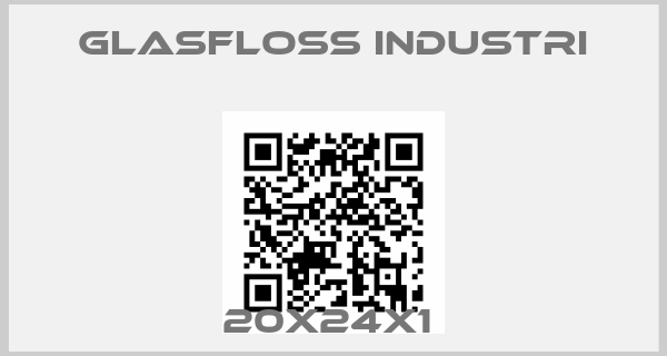 GLASFLOSS INDUSTRI-20X24X1 