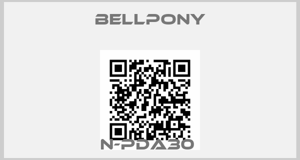 BELLPONY- N-PDA30 