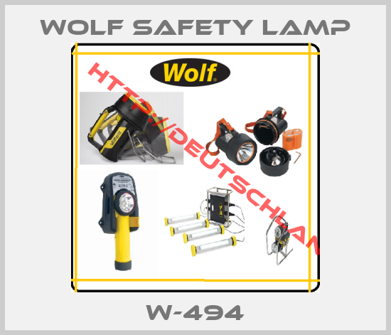 Wolf Safety Lamp-W-494