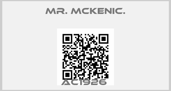 Mr. McKenic.-AC1926 