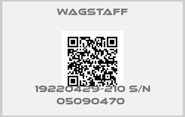 Wagstaff-19220429-210 S/N 05090470 