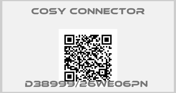 Cosy Connector-D38999/26WE06PN 