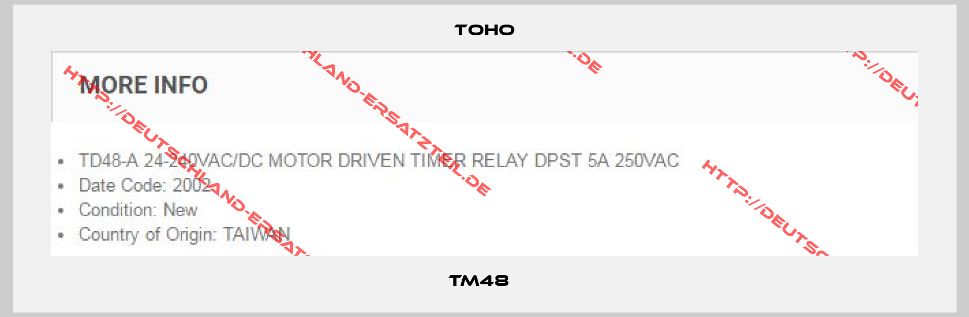 TOHO-TM48  