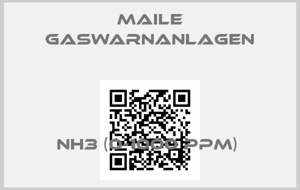 Maile Gaswarnanlagen-NH3 (0-1000 ppm) 