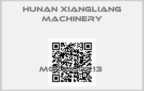 HUNAN XIANGLIANG MACHINERY-MGCZ100x13 