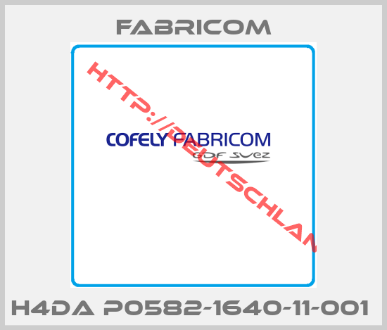FABRICOM-H4DA P0582-1640-11-001 
