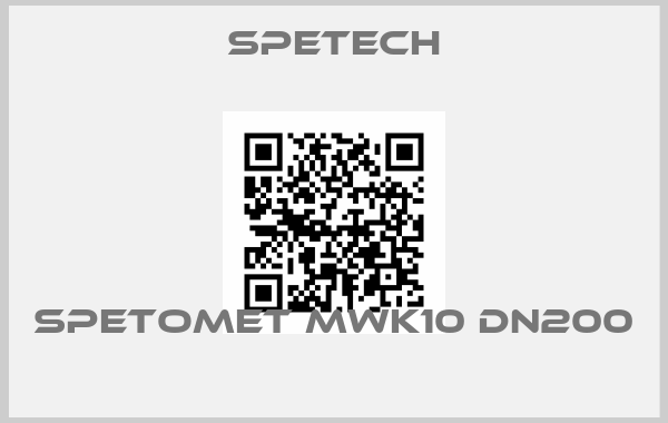 Spetech-SPETOMET MWK10 DN200 