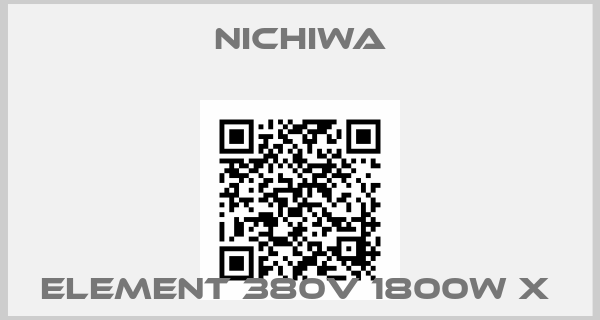 Nichiwa-ELEMENT 380V 1800W X 