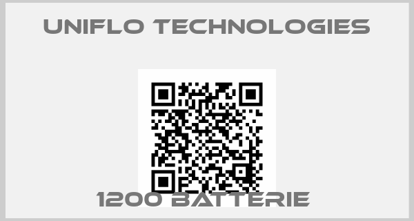 Uniflo Technologies-1200 Batterie 
