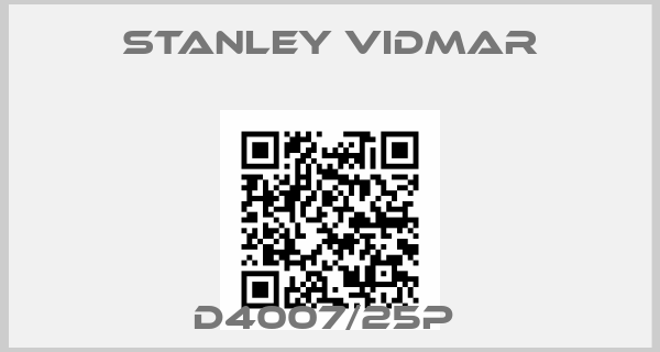 Stanley Vidmar-D4007/25P 