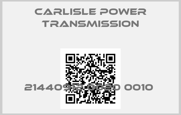 Carlisle Power Transmission-21440912 0020 0010 