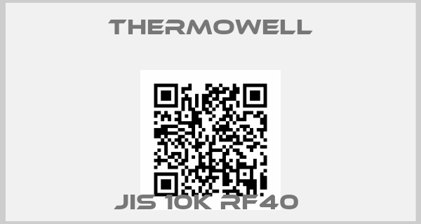 Thermowell-JIS 10K RF40 